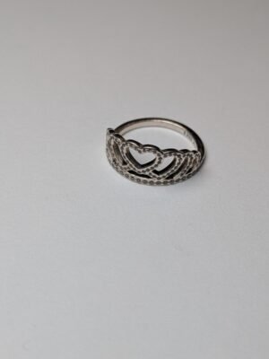 Genuine Pandora Sterling Silver Princess Tiara Crown With CZ Stones | Size K