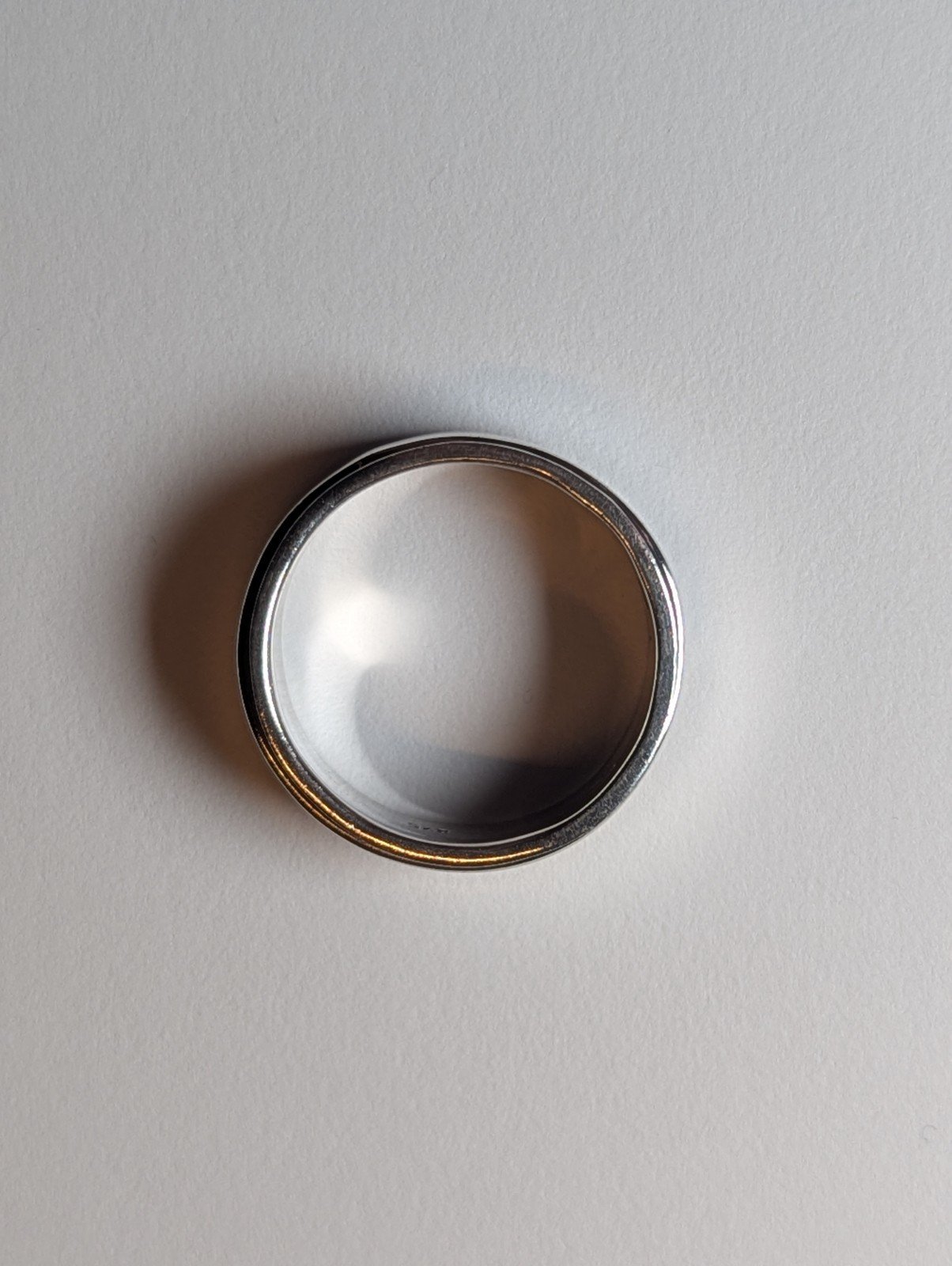 Vintage Sterling Silver Spinner Band Ring | Size Z 1/2 | 925 Silver - Image 2