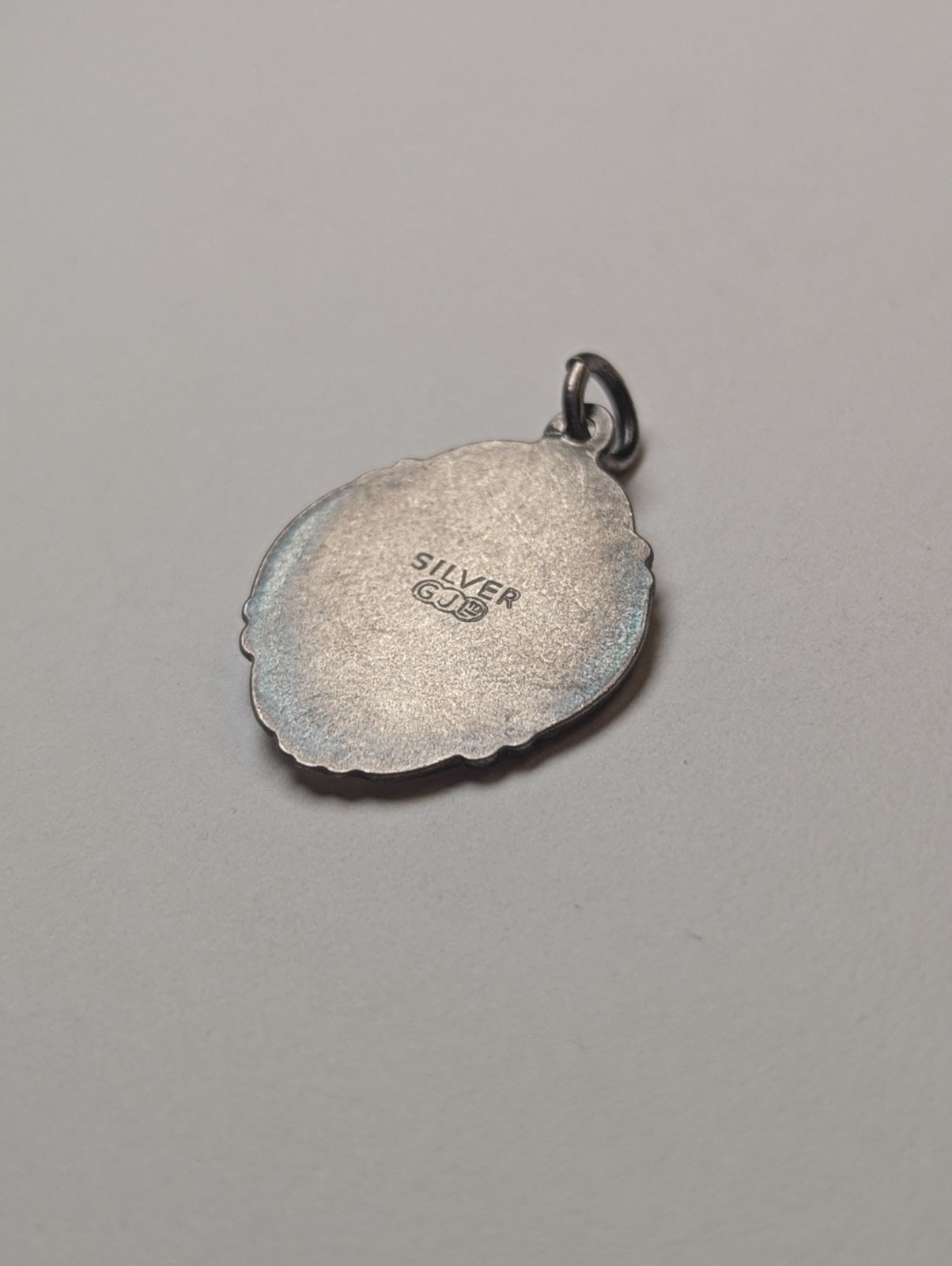 Vintage Sterling Silver Georg Jensen St Christopher Pendant | 3.67g | 925 Silver - Image 7