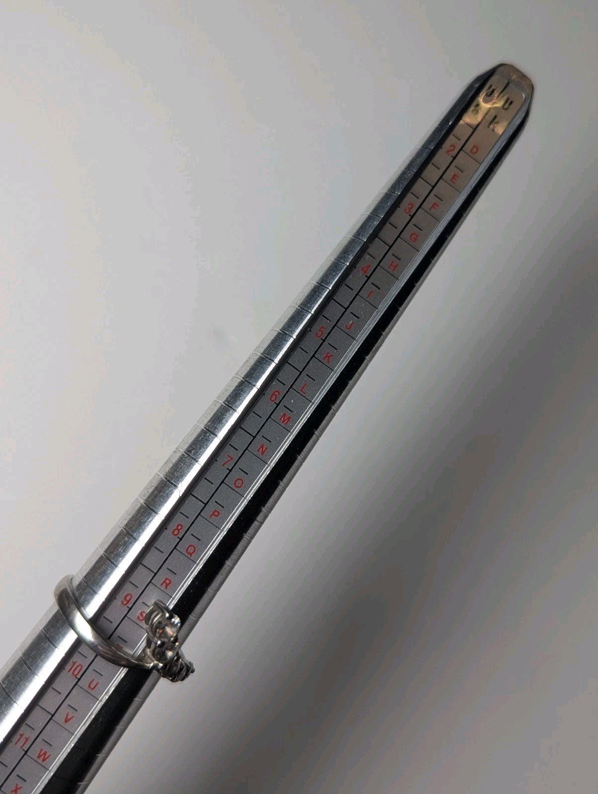 Vintage Sterling Silver 5 DQCZ Gemstone Branch Row Ring | Size S 1/2 | 925 - Image 8