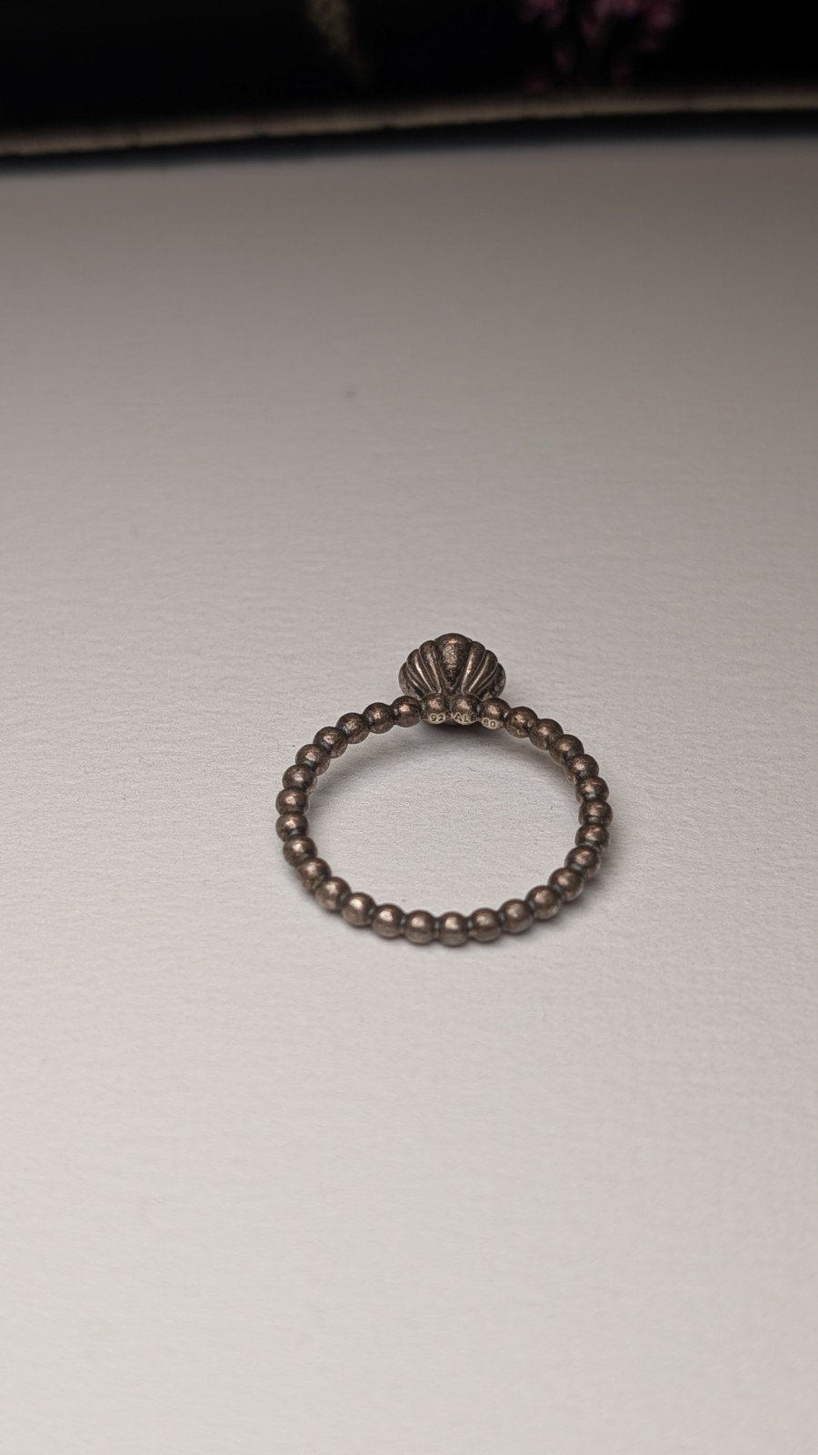 Genuine Sterling Silver Pandora November Citrine Birthstone Ring | Size S | S925 - Image 5