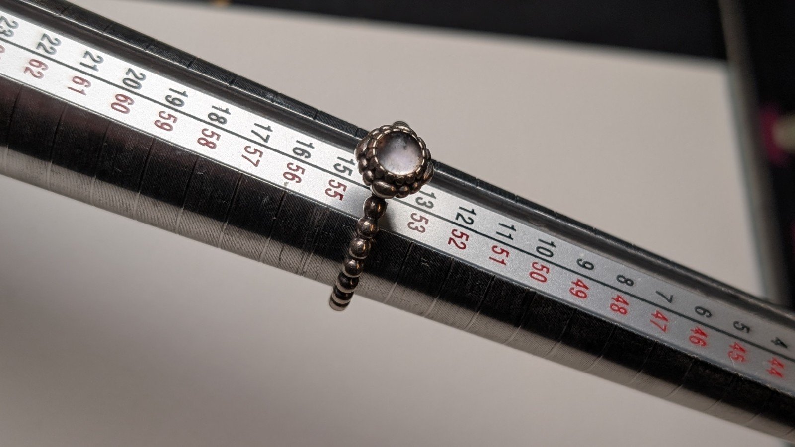 Genuine Sterling Silver Pandora April Crystal Birthstone Ring | Size N | S925 - Image 9