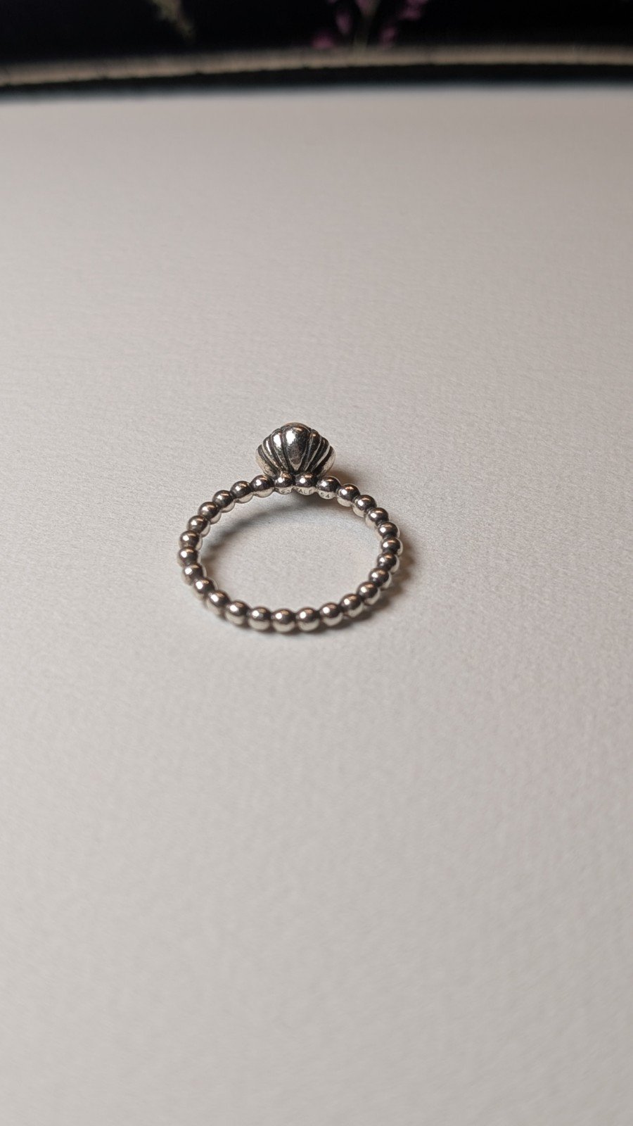 Genuine Sterling Silver Pandora Pink Opal October Birthstone Ring | Size N | 925 - Image 3