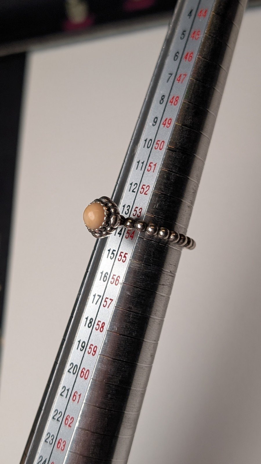 Genuine Sterling Silver Pandora Pink Opal October Birthstone Ring | Size N | 925 - Image 8