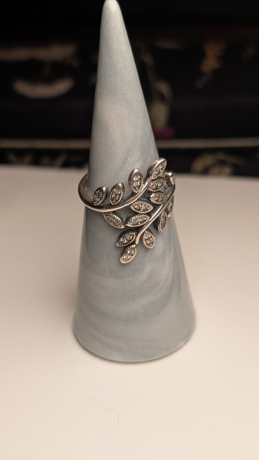 Genuine Sterling Silver Pandora Flower Cocktail Ring | Size N 1/2 | S925 ALE - Image 3