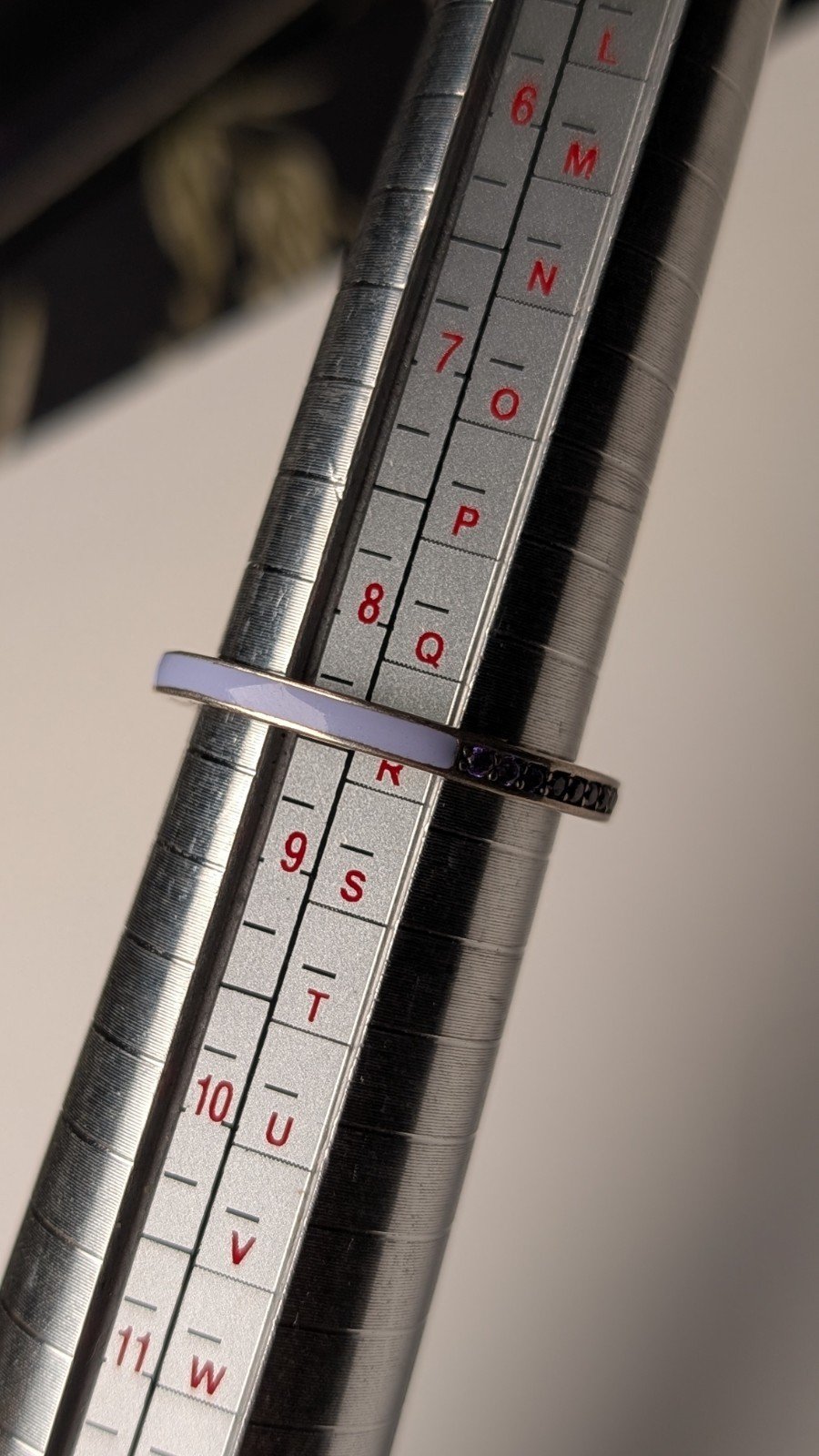 Genuine Sterling Silver Pandora Lavendar Radiant Hearts Ring | Size Q 1/2 | ALE - Image 9