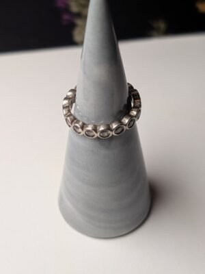 Genuine Sterling Silver Pandora CZ Ring | Size L 1/2 | S925 ALE Silver