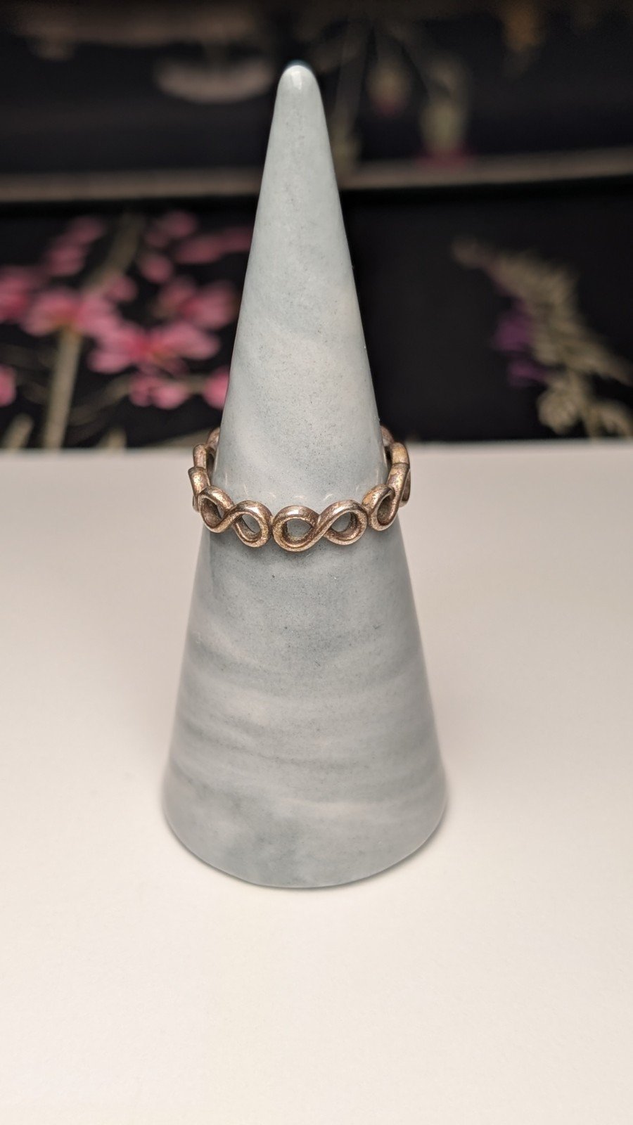 Genuine Sterling Silver Pandora Infinity Ring | Size N 1/2 | S925 ALE Silver