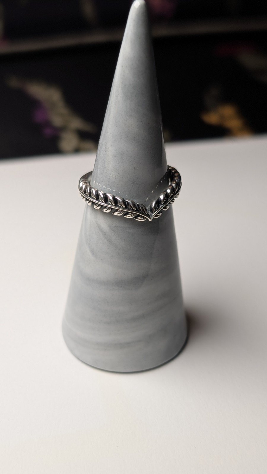 Genuine Sterling Silver Pandora Wishbone Ring | Size M | S925 ALE Silver - Image 6