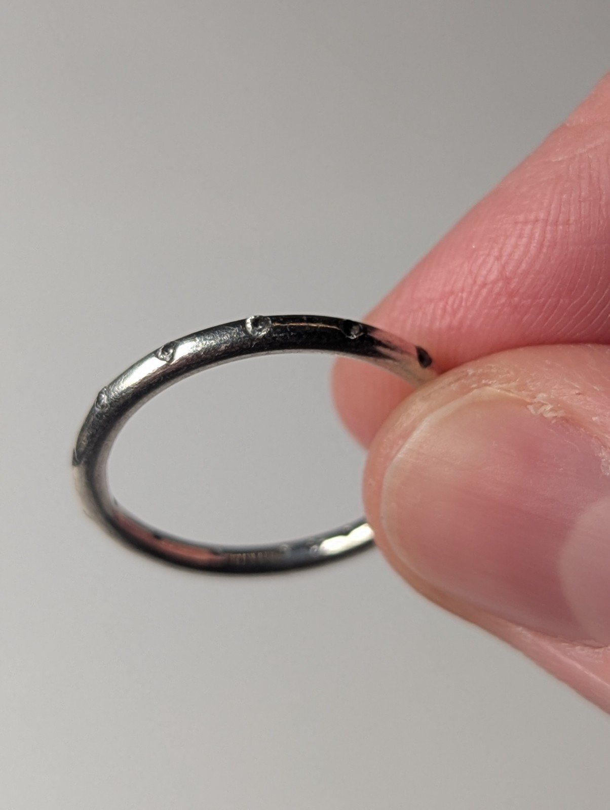 Genuine Sterling Silver Pandora Simple Sparkling Band Ring | Size O 1/2 | S925 - Image 2