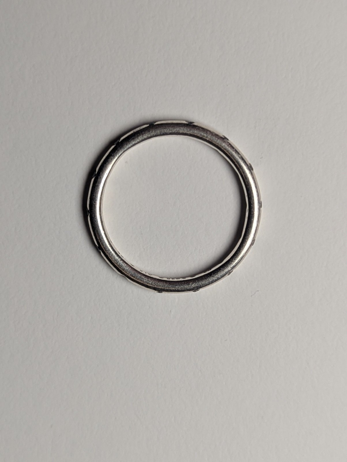 Genuine Sterling Silver Pandora Simple Sparkling Band Ring | Size O 1/2 | S925 - Image 5