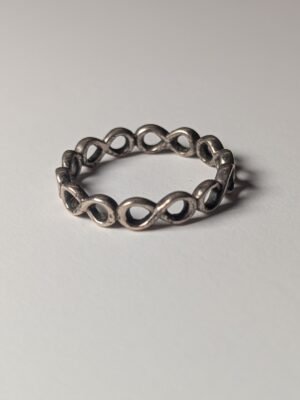 Genuine Sterling Silver Pandora Infinite Shine Infinity Ring | Size S | S925 ALE