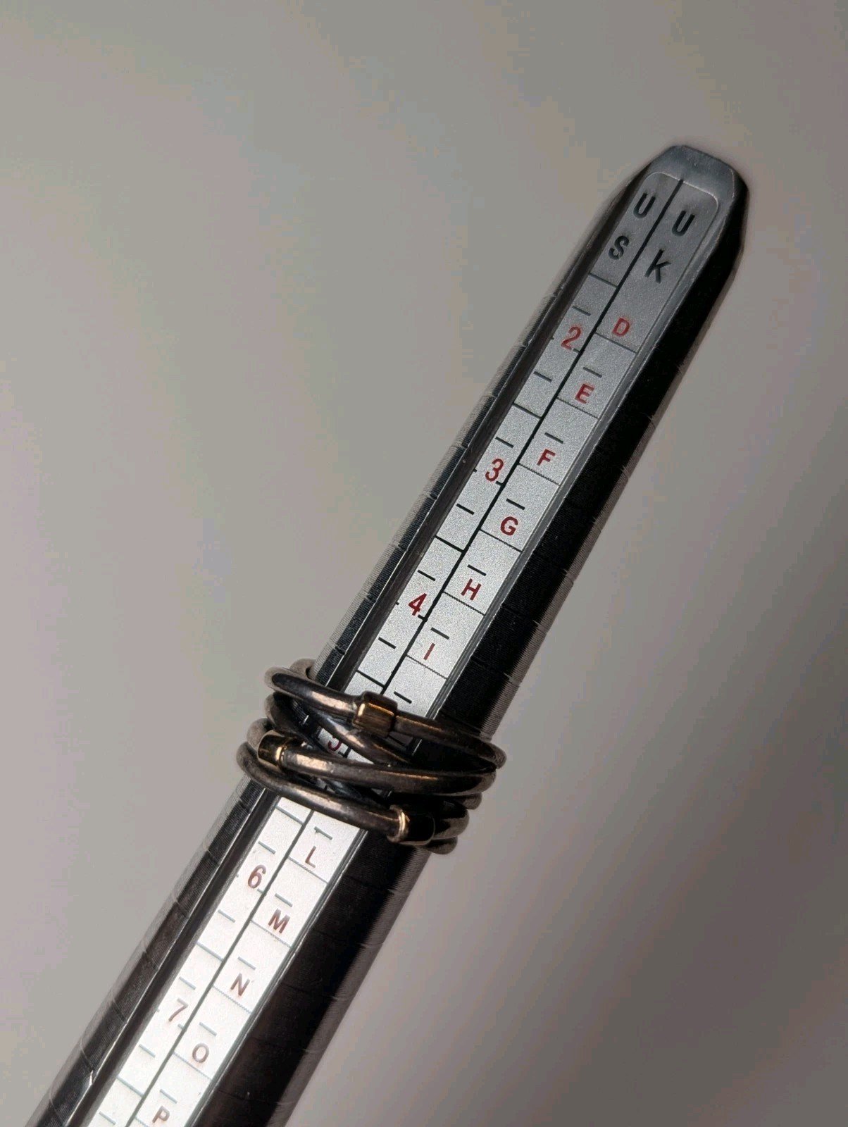 Vintage Retired Pandora Sterling Silver & 14K Gold Rope Ring | Size J 1/2 - Image 8