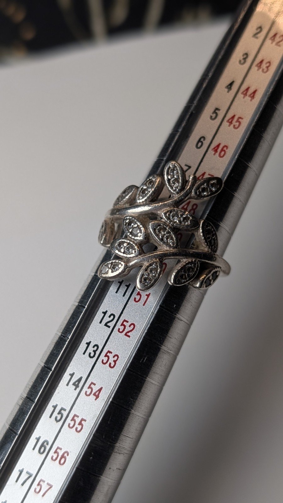 Genuine Sterling Silver Pandora Flower Cocktail Ring | Size J 1/2 | S925 ALE - Image 8