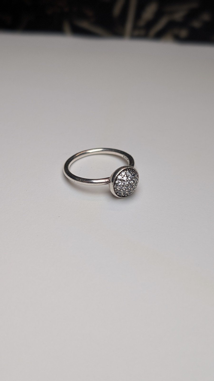 Genuine Sterling Silver Pandora Cluster Ring | Size K | S925 ALE Silver - Image 4