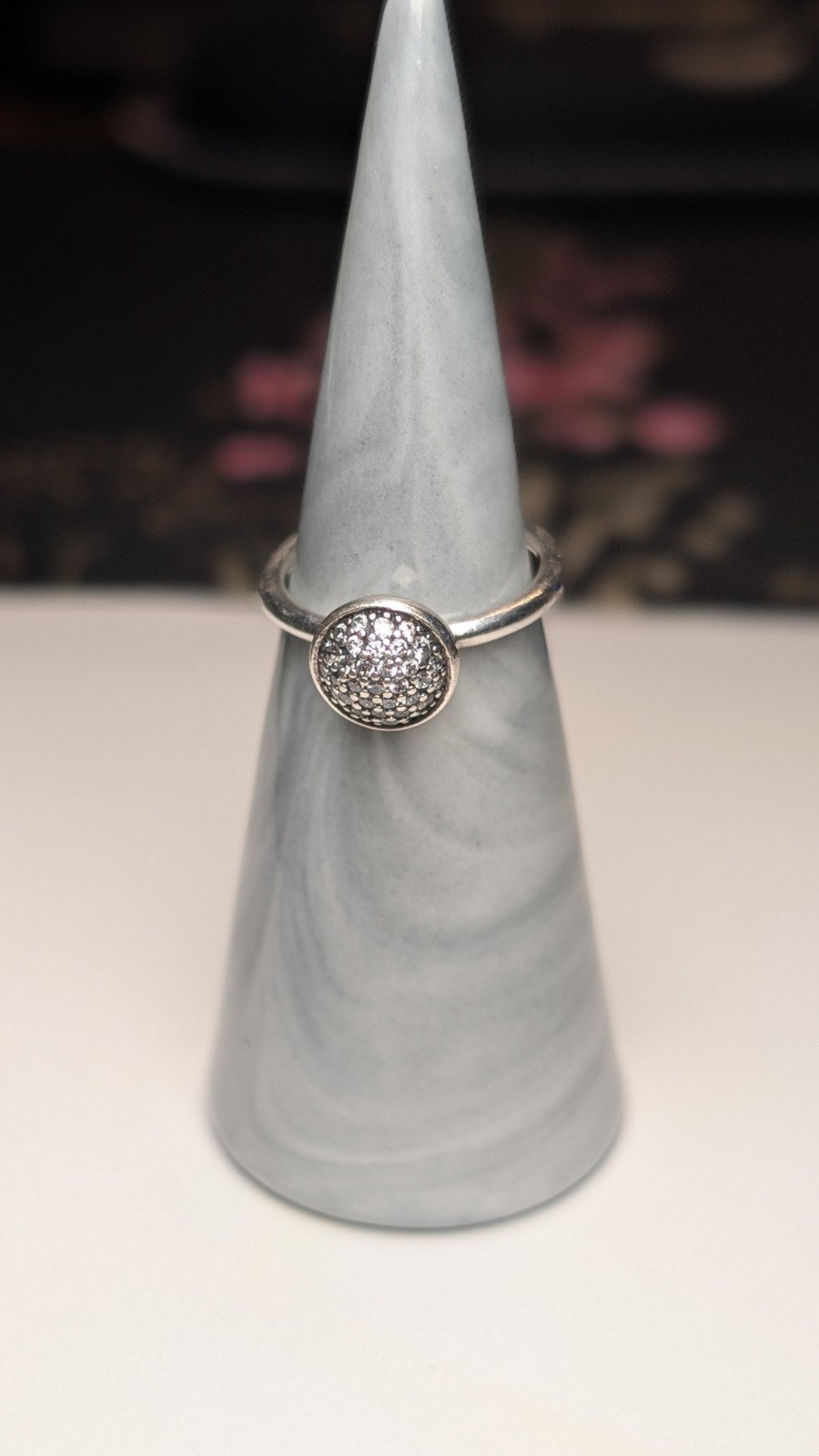 Genuine Sterling Silver Pandora Cluster Ring | Size K | S925 ALE Silver - Image 6