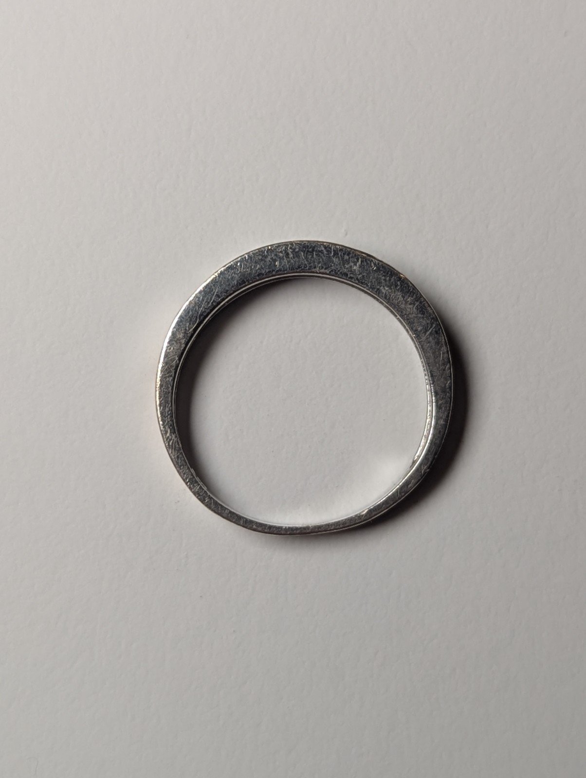 Vintage Sterling Silver Clear CZ Gemstone Row Ring | Size O | 925 Silver - Image 6