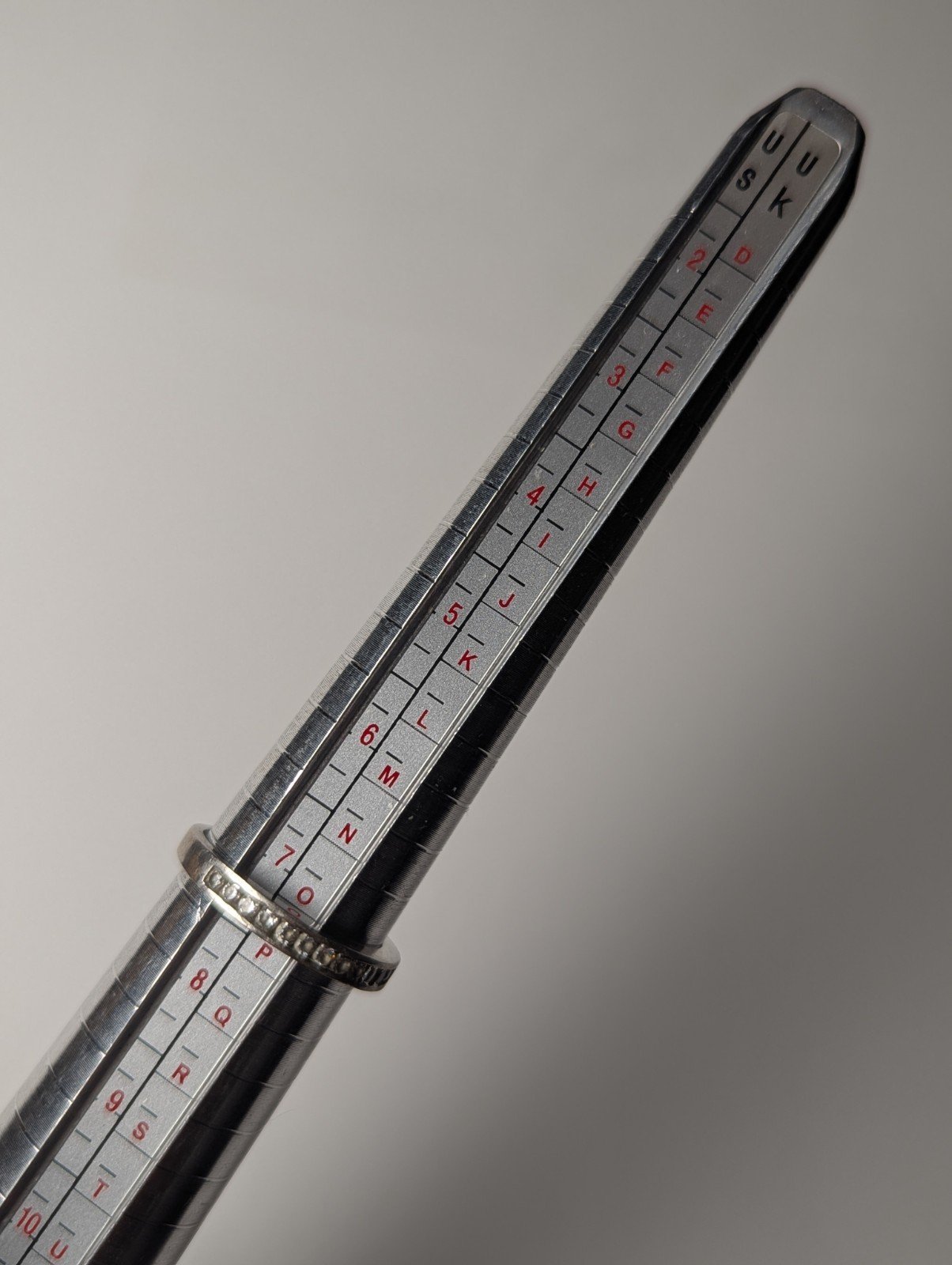 Vintage Sterling Silver Clear CZ Gemstone Row Ring | Size O | 925 Silver - Image 9