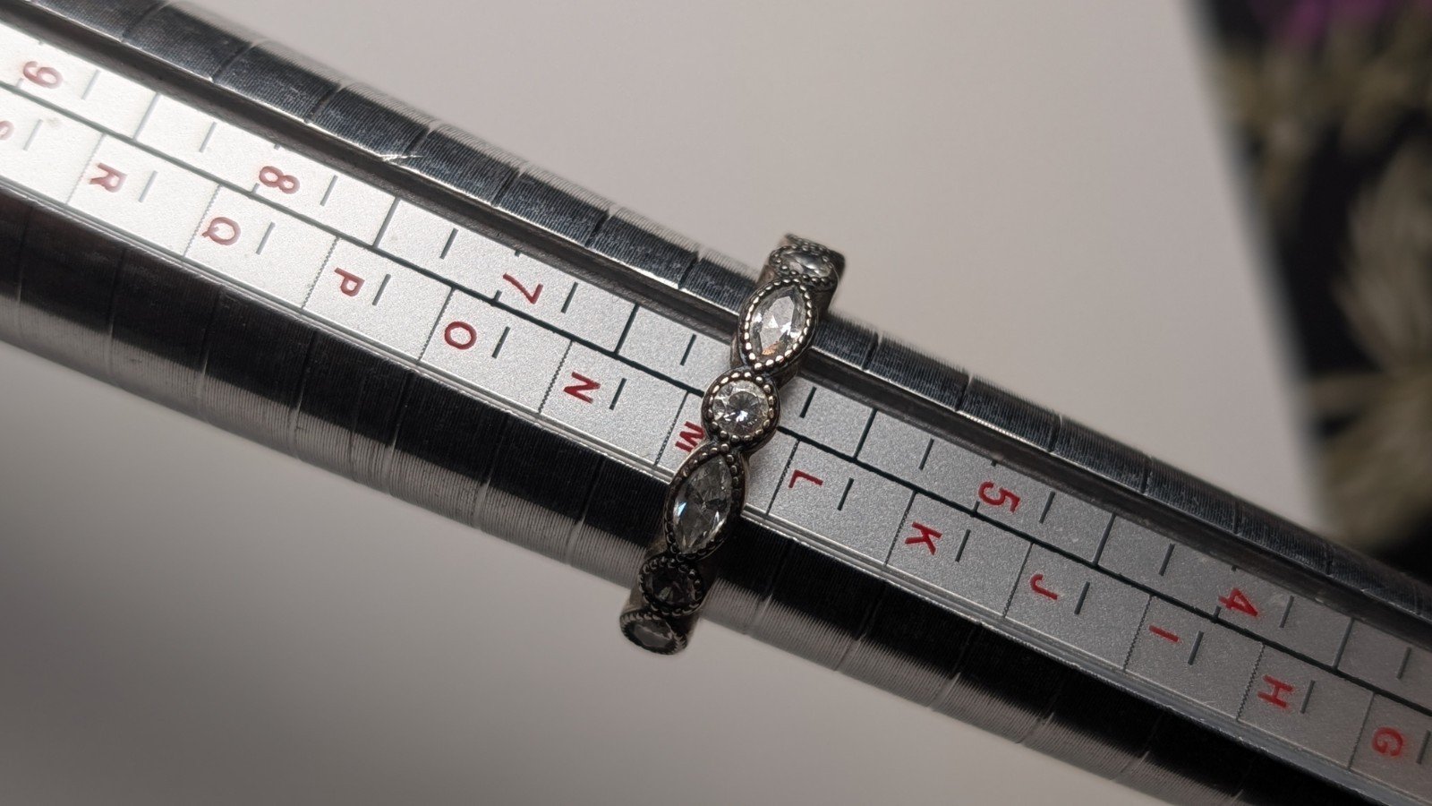 Genuine Sterling Silver Pandora CZ Ring | Size L 1/2 | S925 ALE Silver - Image 5