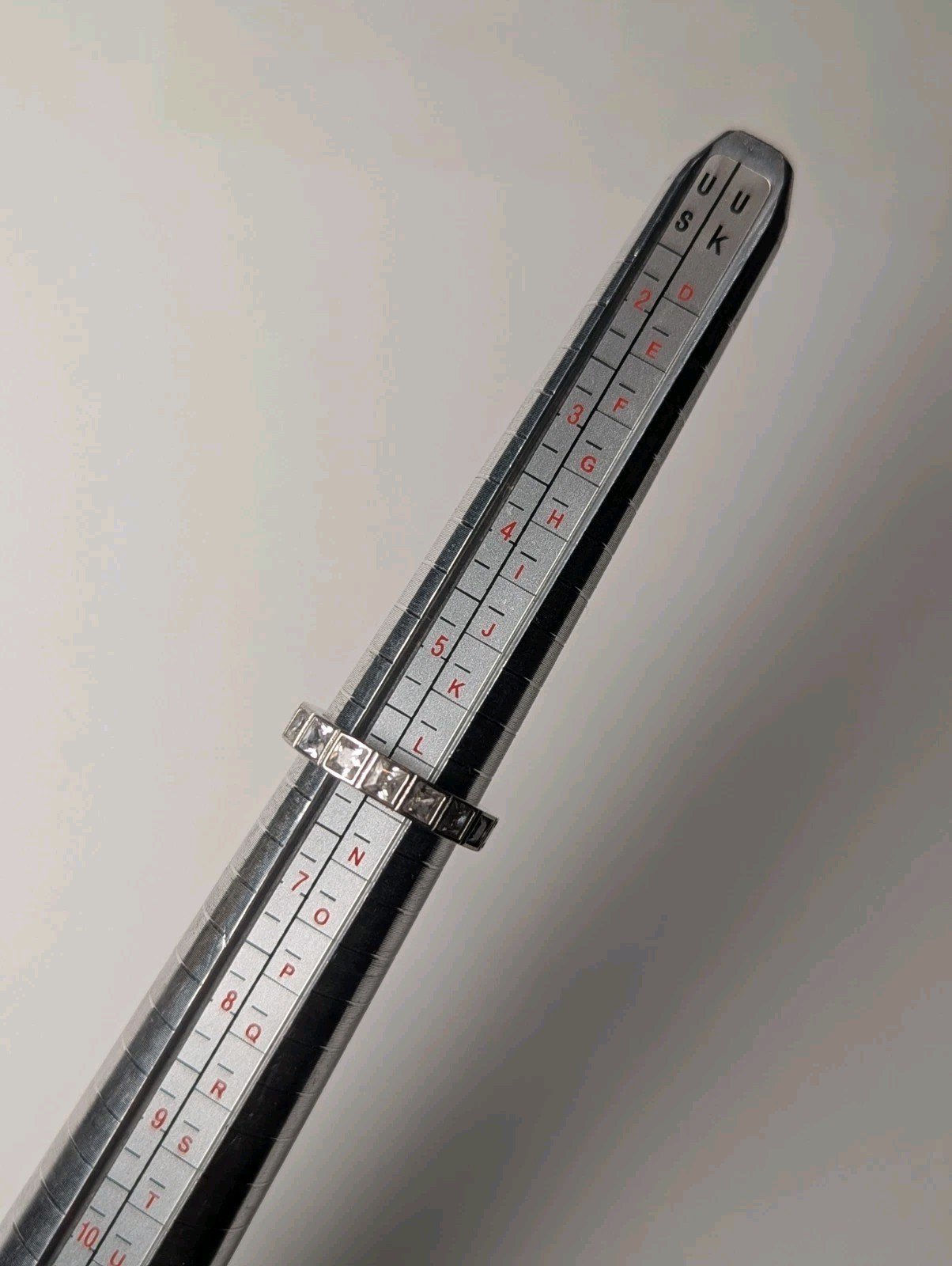 Vintage Sterling Silver Clear CZ Gemstone Eternity Ring | Size L 1/2 | 925 - Image 7