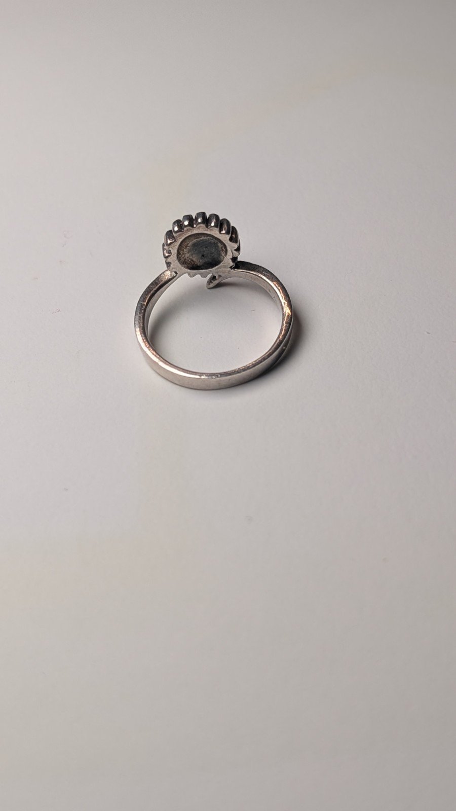 Vintage Sterling Silver Sunflower Ring | Size L | 925 Silver - Image 2