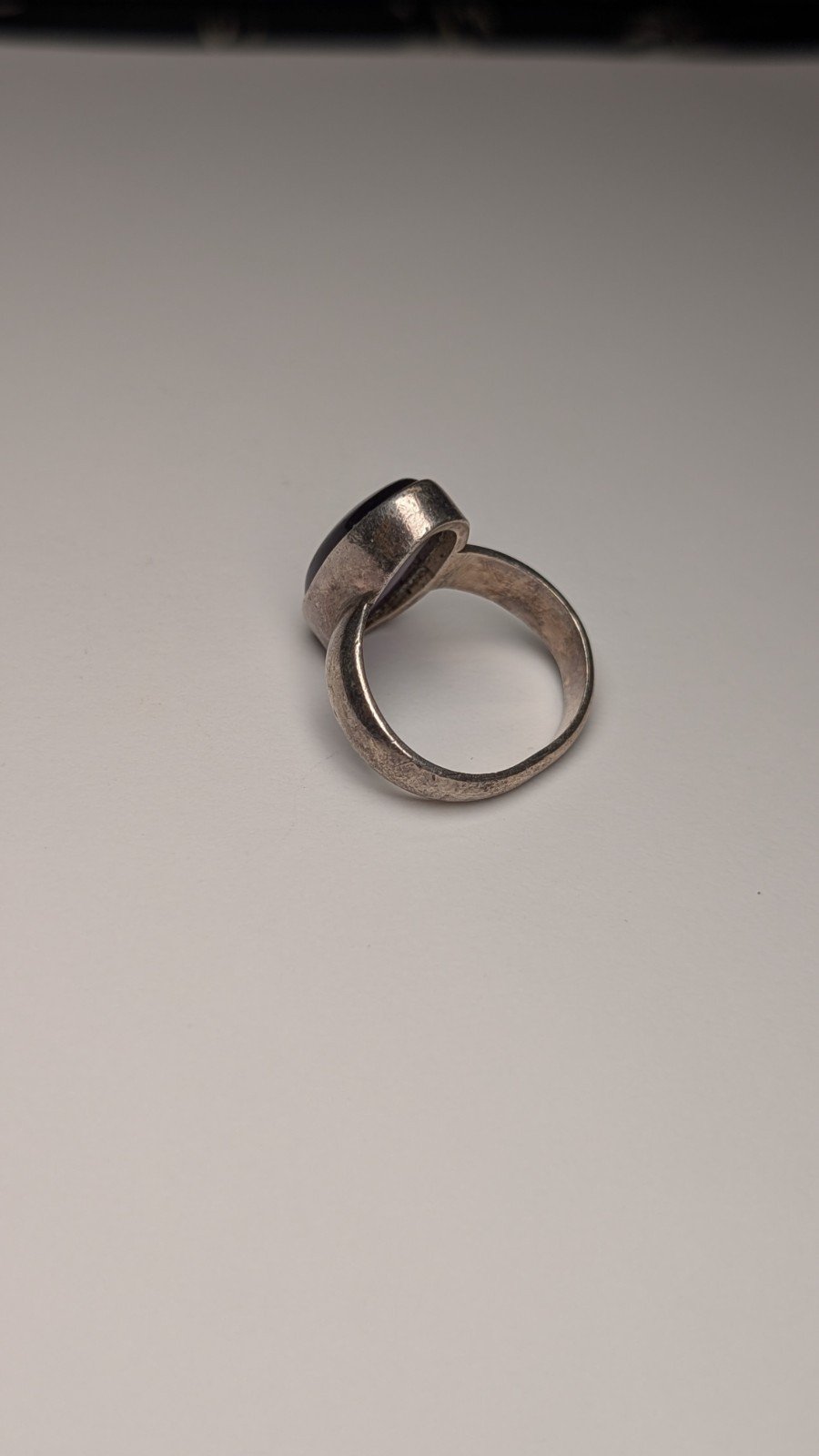 Vintage Sterling Silver Amethyst Ring | Size O 1/2 | 925 Silver - Image 6