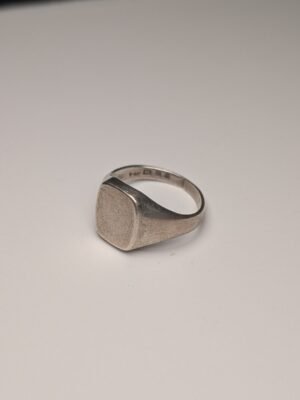 Vintage Sterling Silver 1968 Men's Signet Ring | Size L | 925 Silver