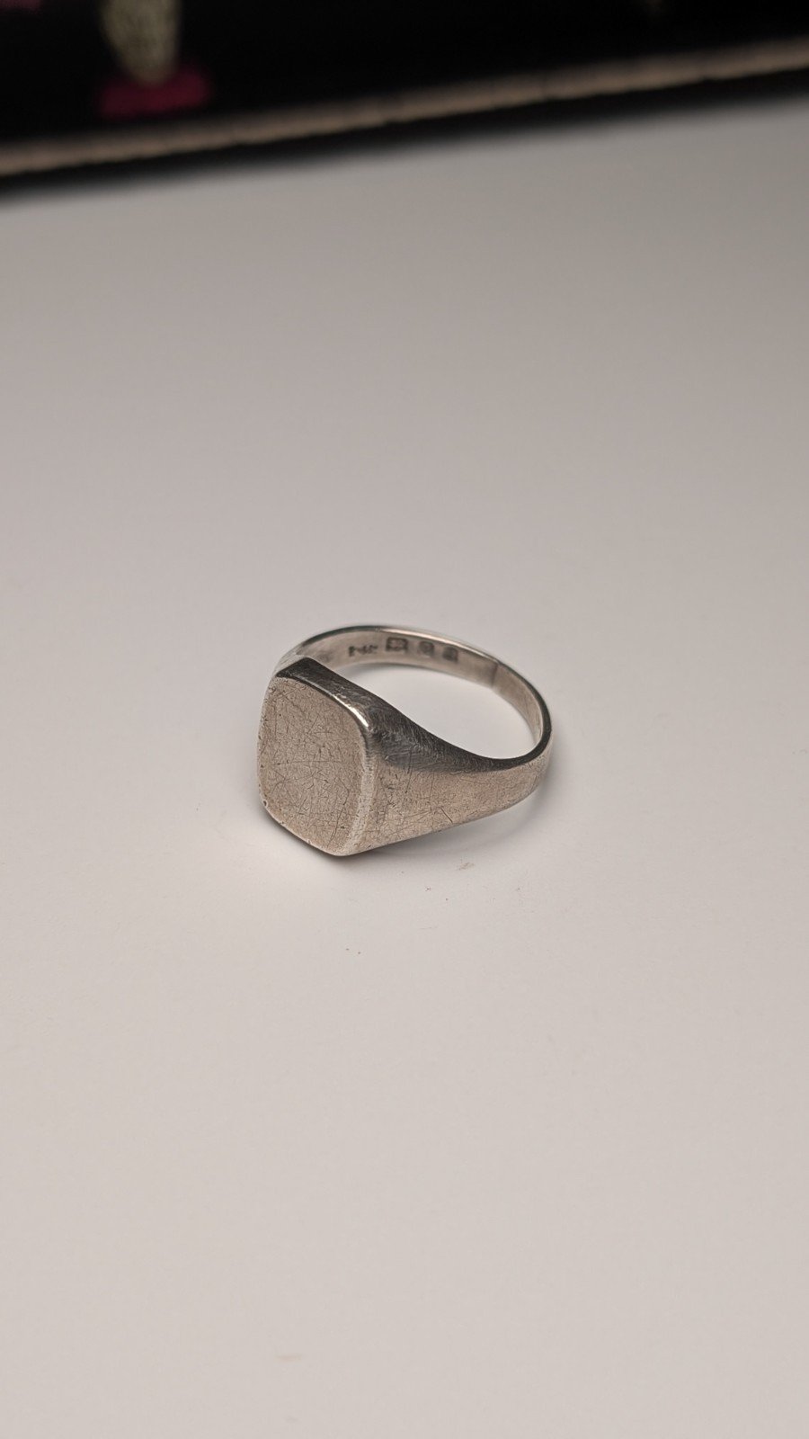 Vintage Sterling Silver 1968 Men's Signet Ring | Size L | 925 Silver