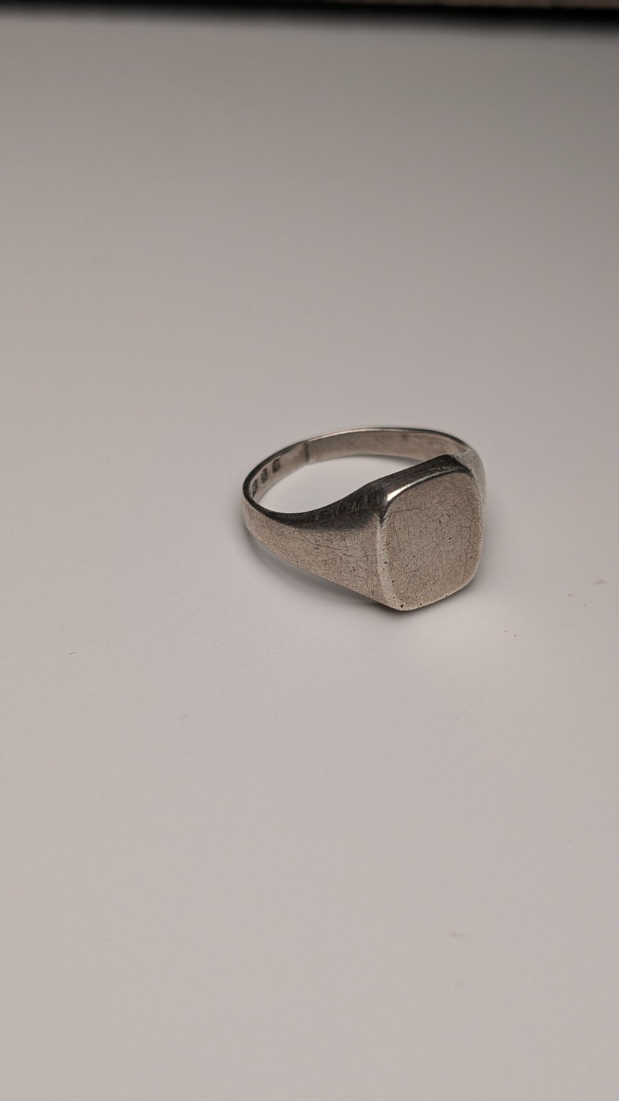 Vintage Sterling Silver 1968 Men's Signet Ring | Size L | 925 Silver - Image 3