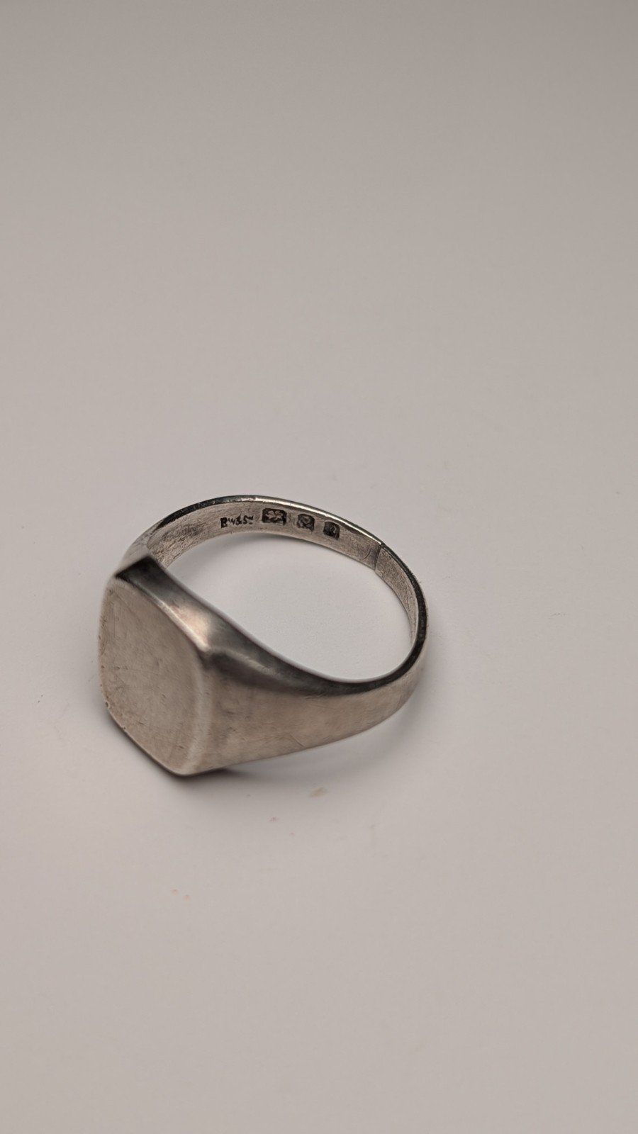 Vintage Sterling Silver 1968 Men's Signet Ring | Size L | 925 Silver - Image 4