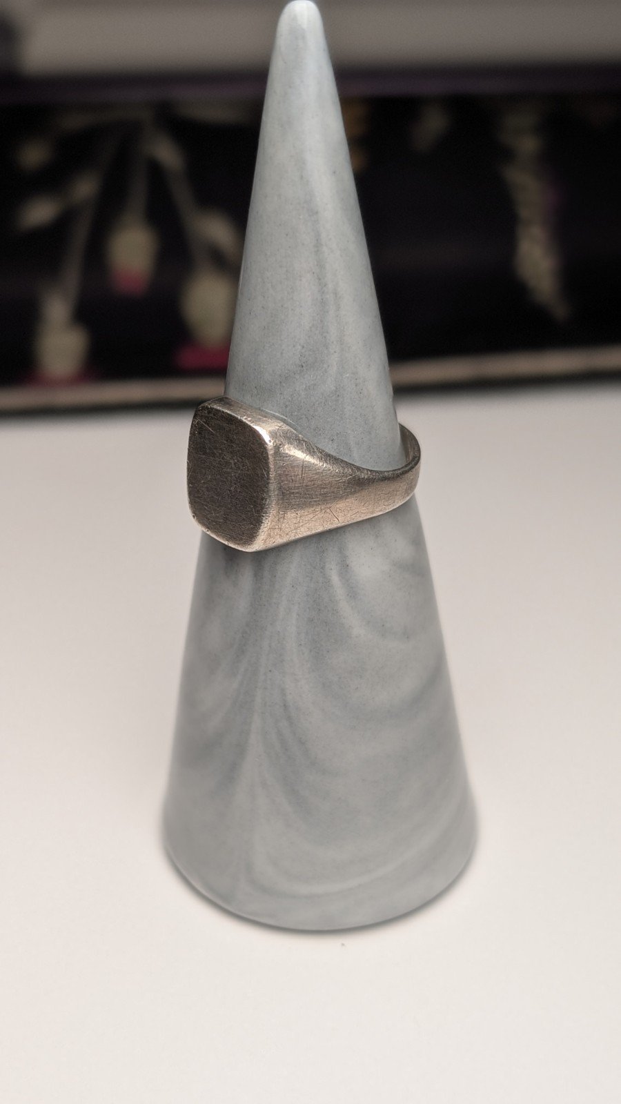 Vintage Sterling Silver 1968 Men's Signet Ring | Size L | 925 Silver - Image 5