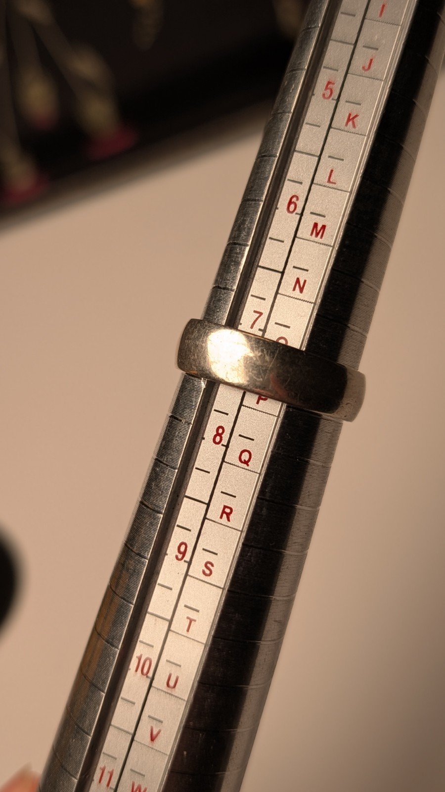 Vintage Sterling Silver Red Garnet Ring | Size O 1/2 | 925 Silver - Image 7