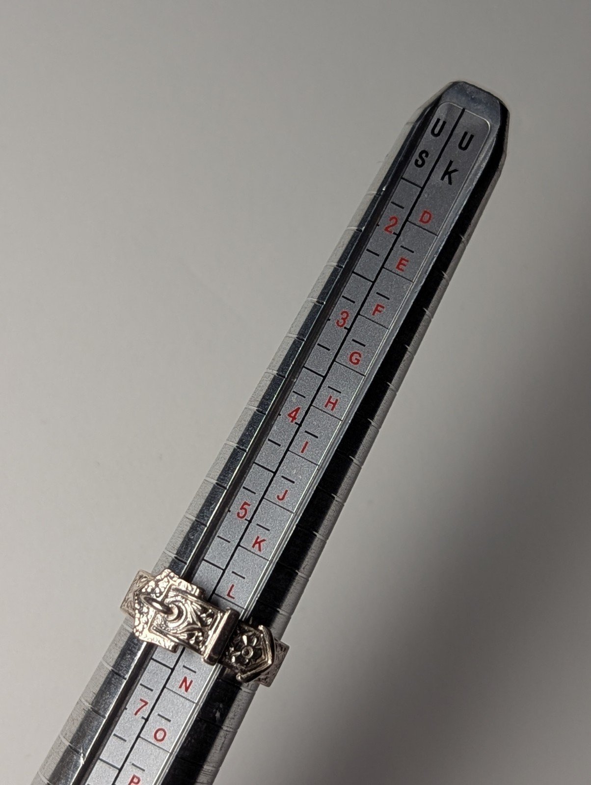 Vintage Sterling Silver Men's Belt Buckle Ring | Size L 1/2 | 925 Silver - Image 8