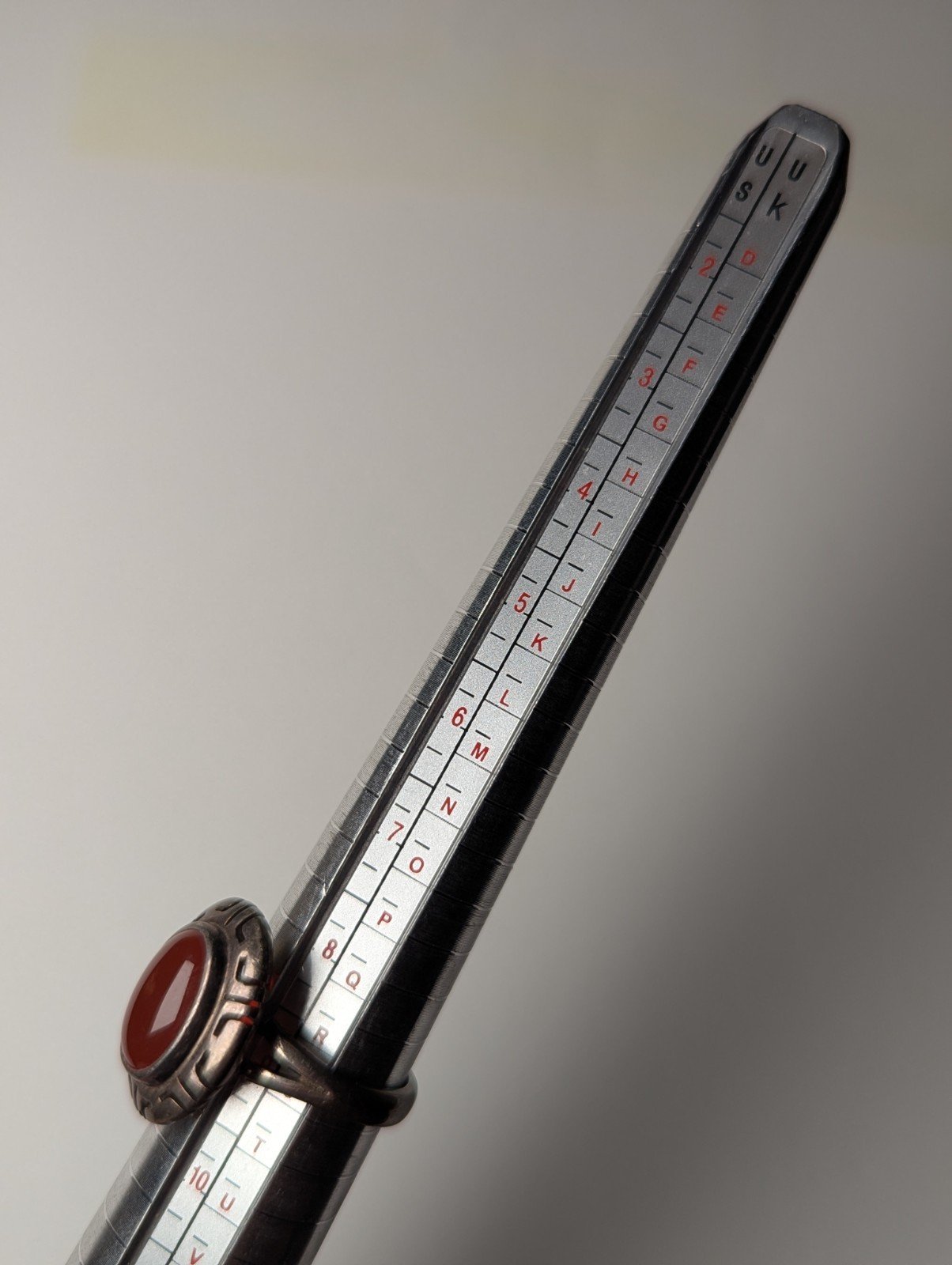 Vintage Sterling Silver Mexico Carnelian Gemstone Ring | Size R 1/2 | 925 Silver - Image 7