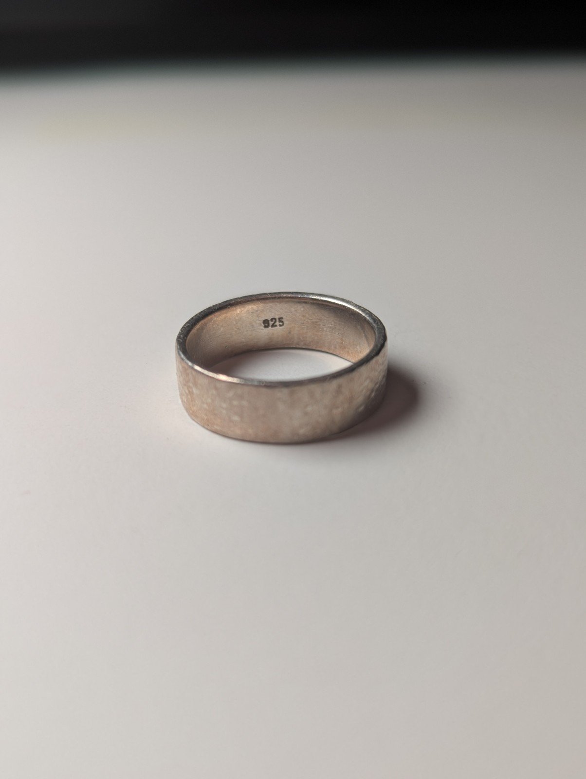 Vintage Sterling Silver Men's Band Ring | Size Q | 925 Silver - Image 4