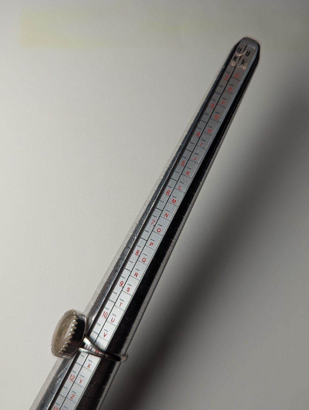 Vintage Sterling Silver Clear Natural Rutilated Quartz Ring | Size V 1/2 | 925 - Image 6