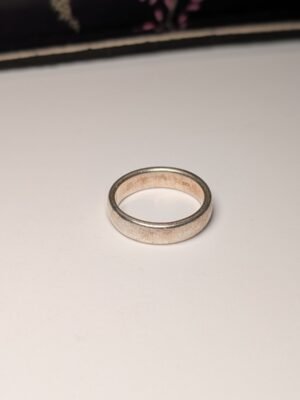 Vintage Sterling Silver Simple Band Ring | Size P | 925 Silver