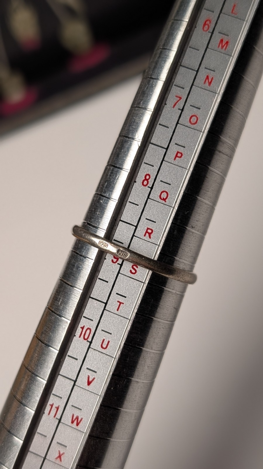 Vintage Sterling Silver Orange Amber Gemstone Ring | Size R 1/2 | 925 Silver - Image 7