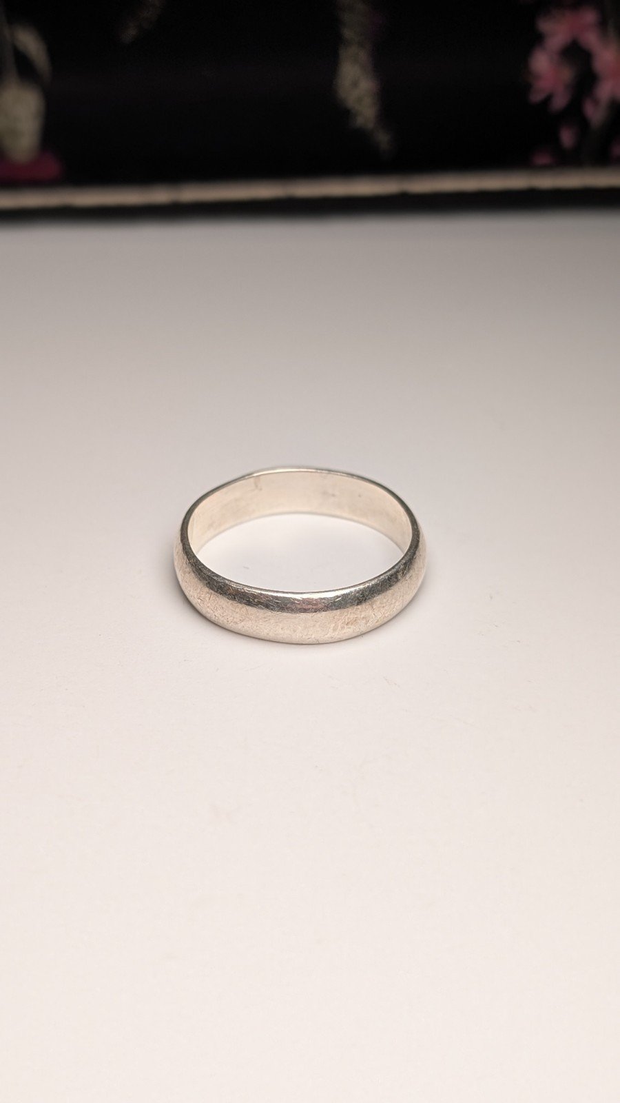 Vintage Sterling Silver Mexico Simple Band Ring | Size T | 925 Silver