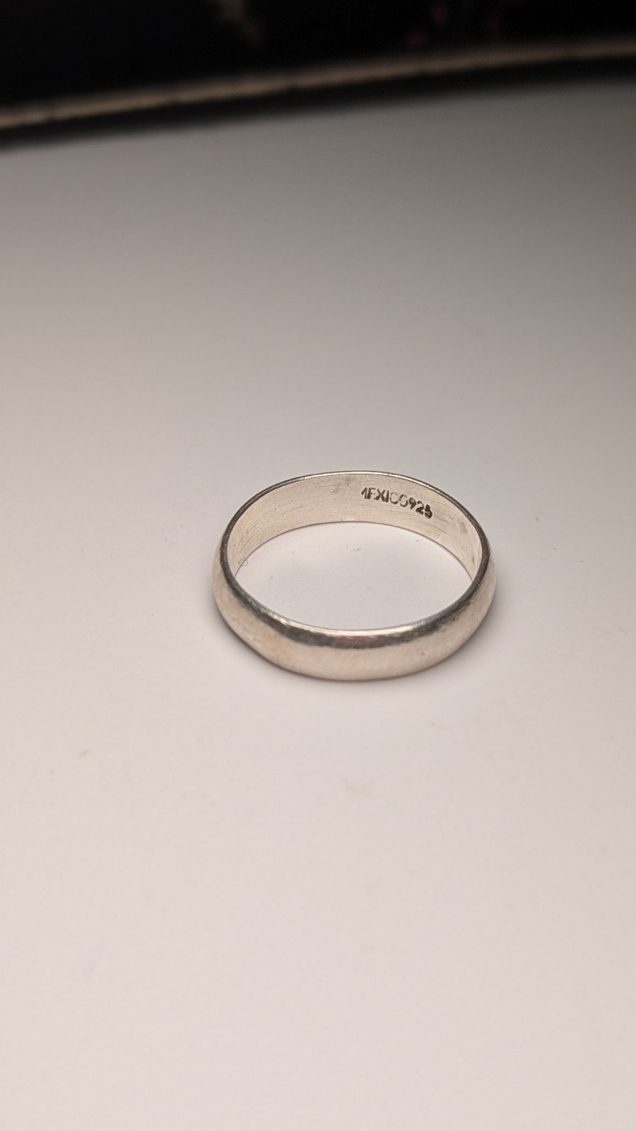 Vintage Sterling Silver Mexico Simple Band Ring | Size T | 925 Silver - Image 2