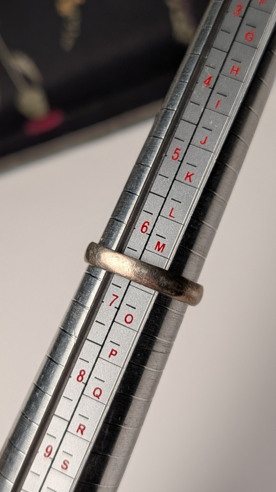 Vintage Sterling Silver Amber Gemstone Band Ring | Size M 1/2 | 925 Silver - Image 8