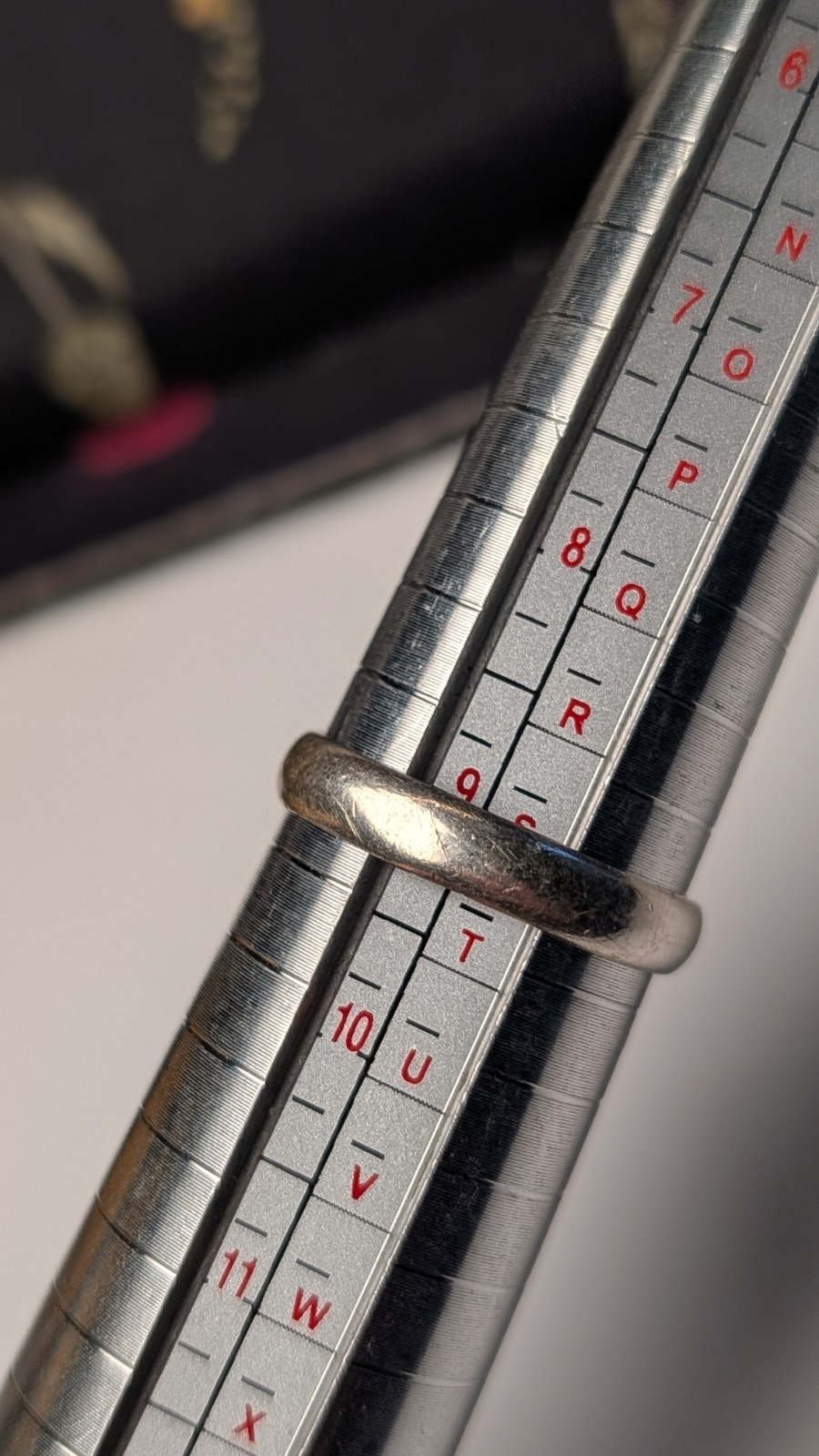 Vintage Sterling Silver Natural Blue Turquoise Ring | Size S | 925 Silver - Image 8