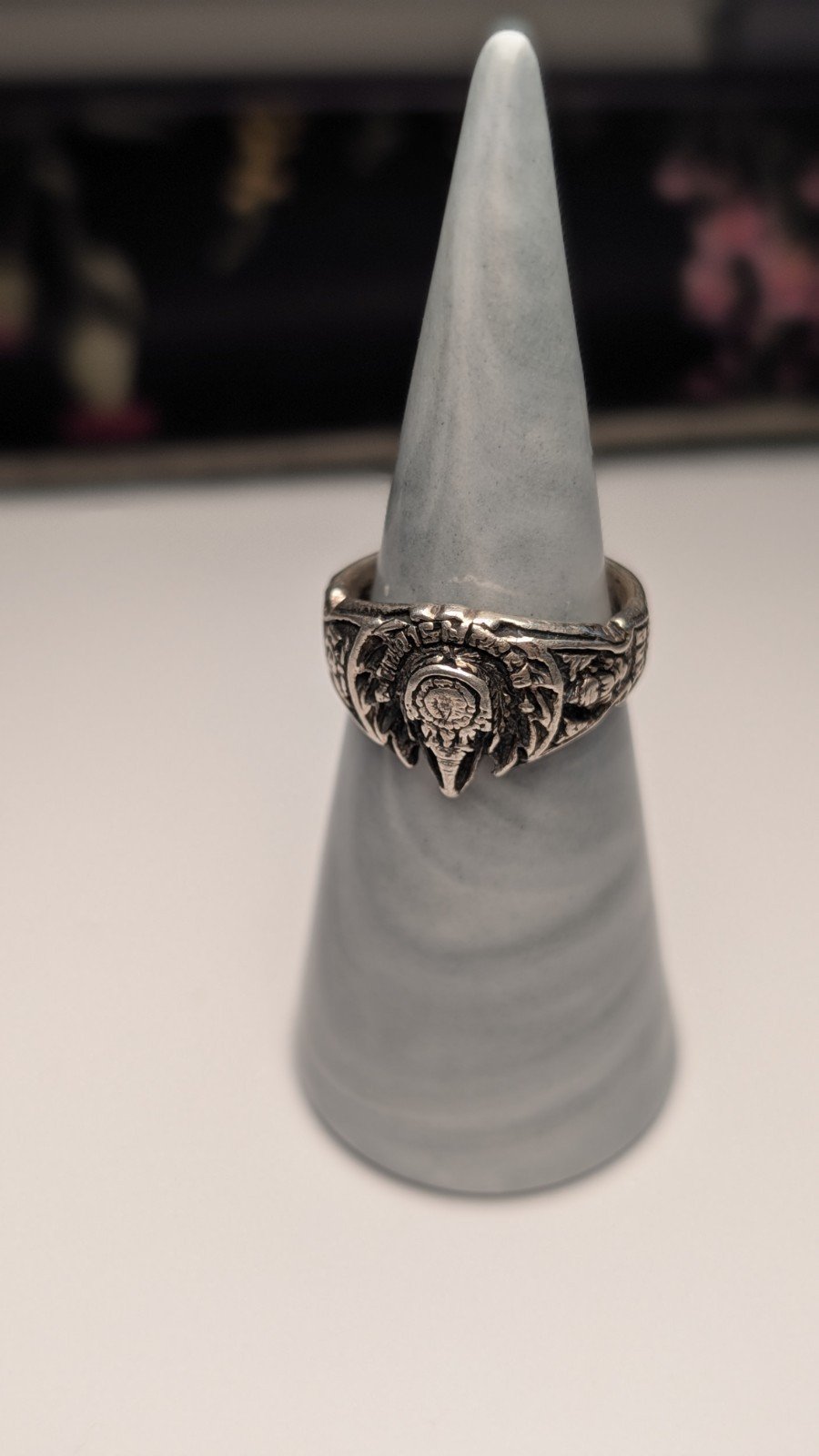 Vintage Sterling Silver Thailand Flame Ring | Size N 1/2 | 925 Silver - Image 8