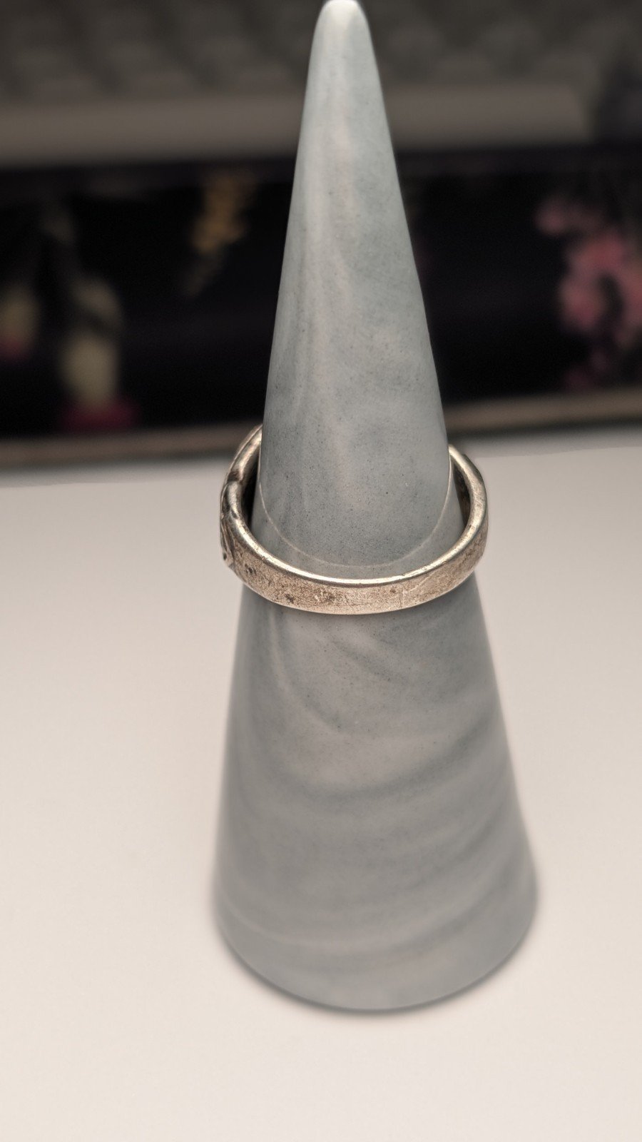 Vintage Sterling Silver Thailand Flame Ring | Size N 1/2 | 925 Silver - Image 9