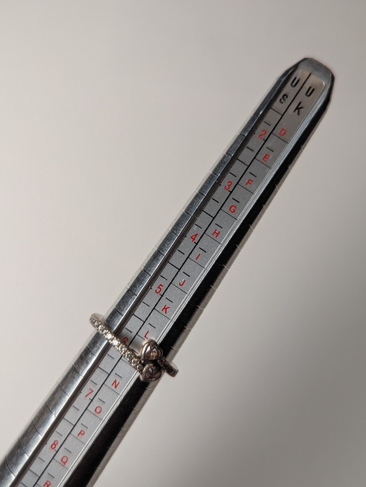 Genuine Sterling Silver Pandora Two Sparkling Hearts CZ Stones Ring | Size L 1/2 - Image 6