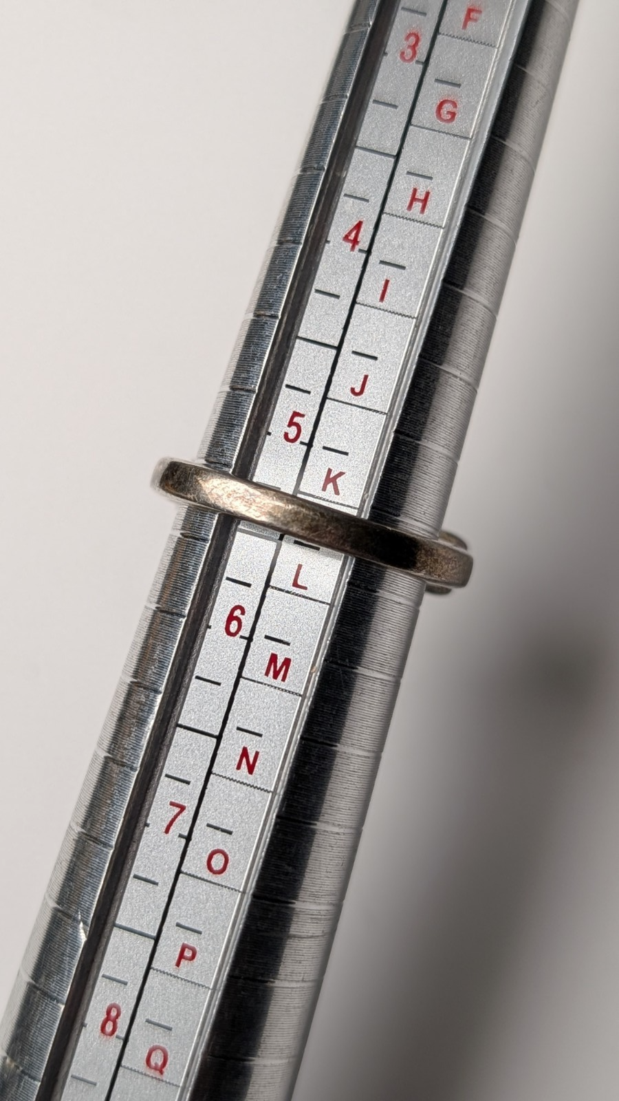 Vintage Sterling Silver 5 Gemstone Row Peridot Ring | Size K 1/2 | 925 Silver - Image 8