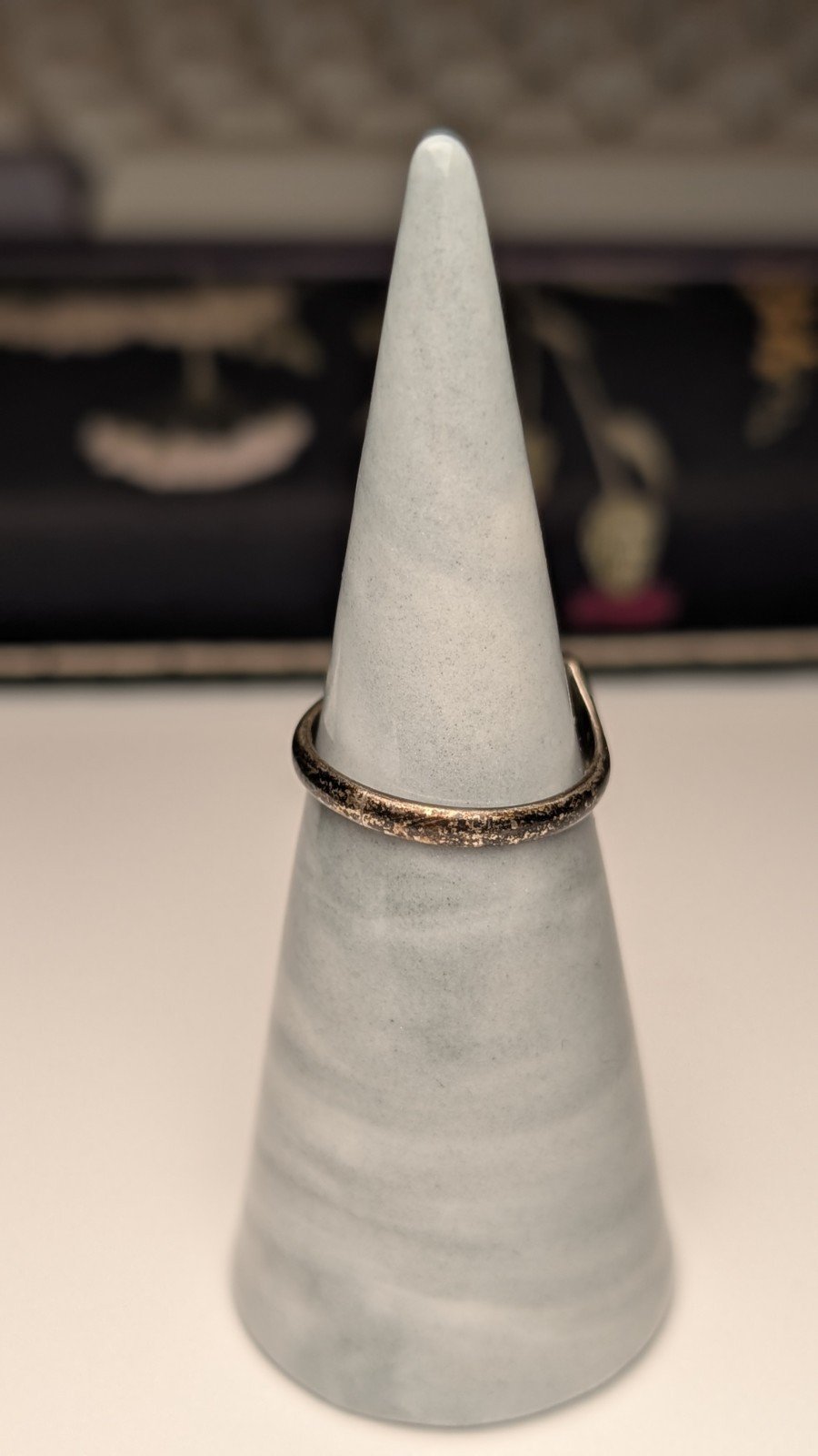 Vintage Sterling Silver 1982 Etched Signet Ring | Size L | 925 Silver - Image 7