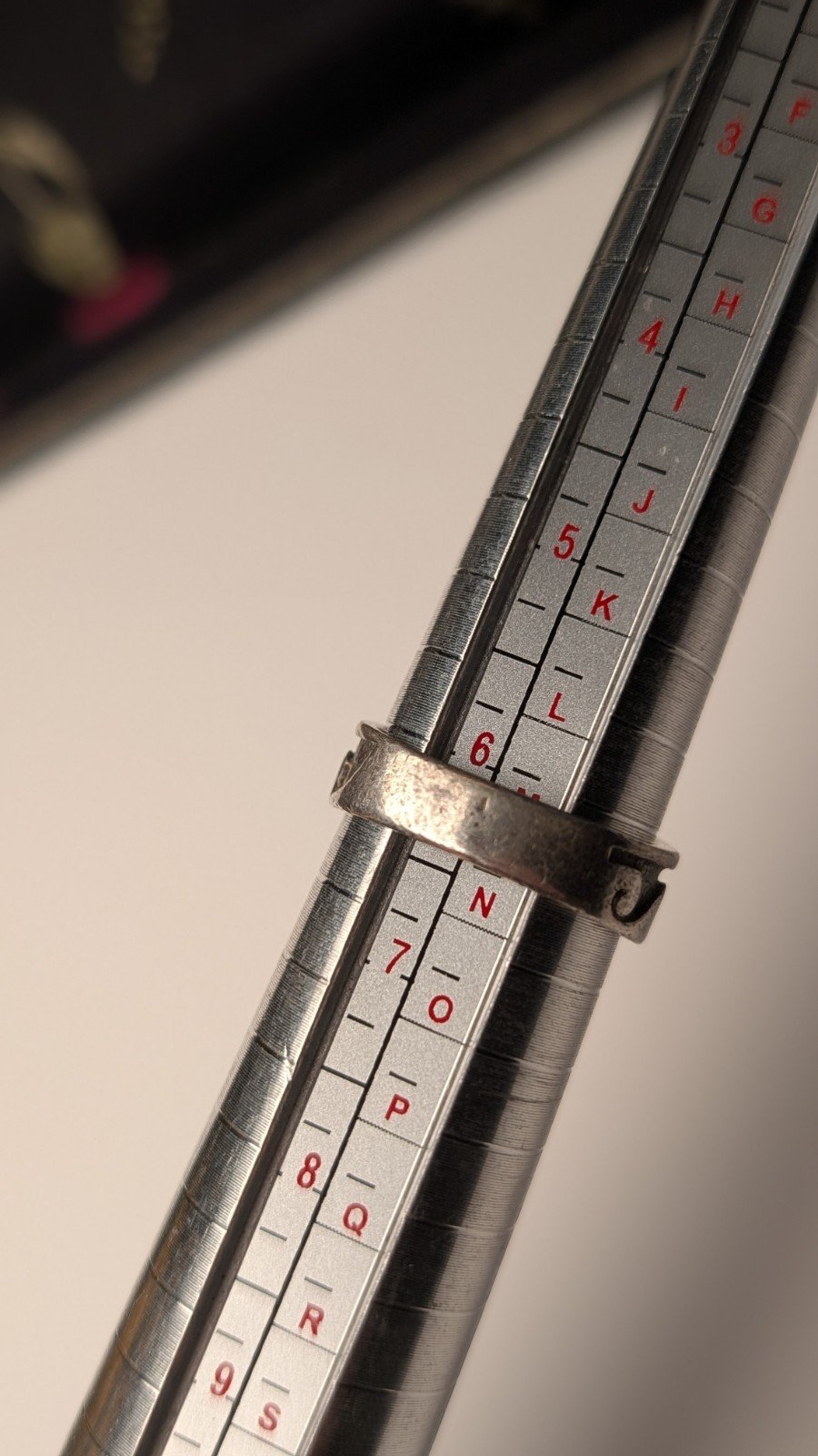 Vintage Sterling Silver Ocean Waves Band Ring | Size M 1/2 | 925 Silver - Image 6