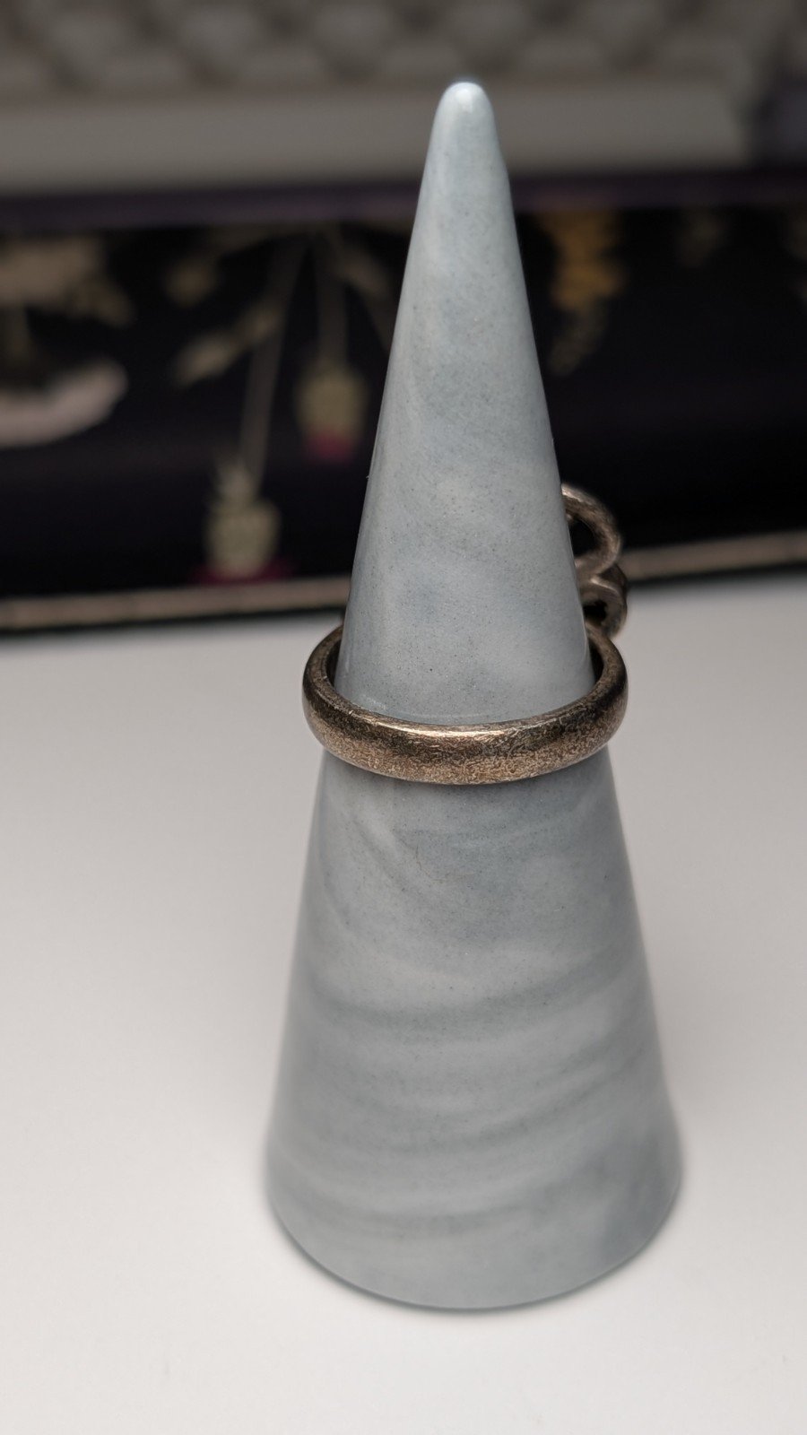 Vintage Sterling Silver Amethyst & Peridot Gemstone Ring | Size L 1/2 | 925 - Image 7