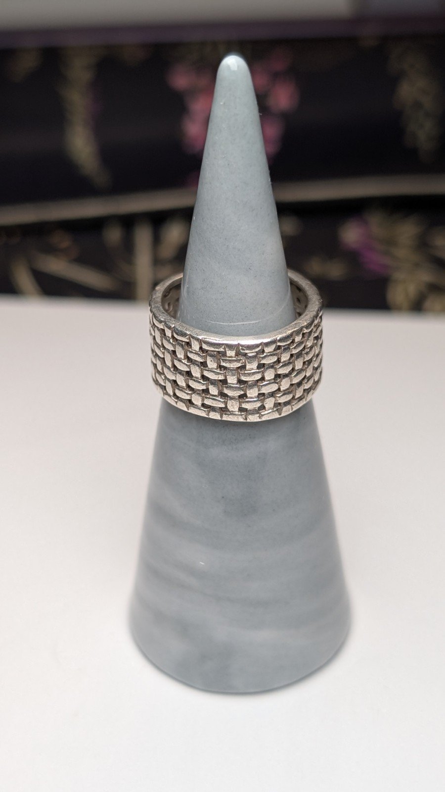 Vintage Sterling Silver Weave Ring | Size K 1/2 | 925 Silver - Image 5